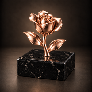 Rozé gouden finish