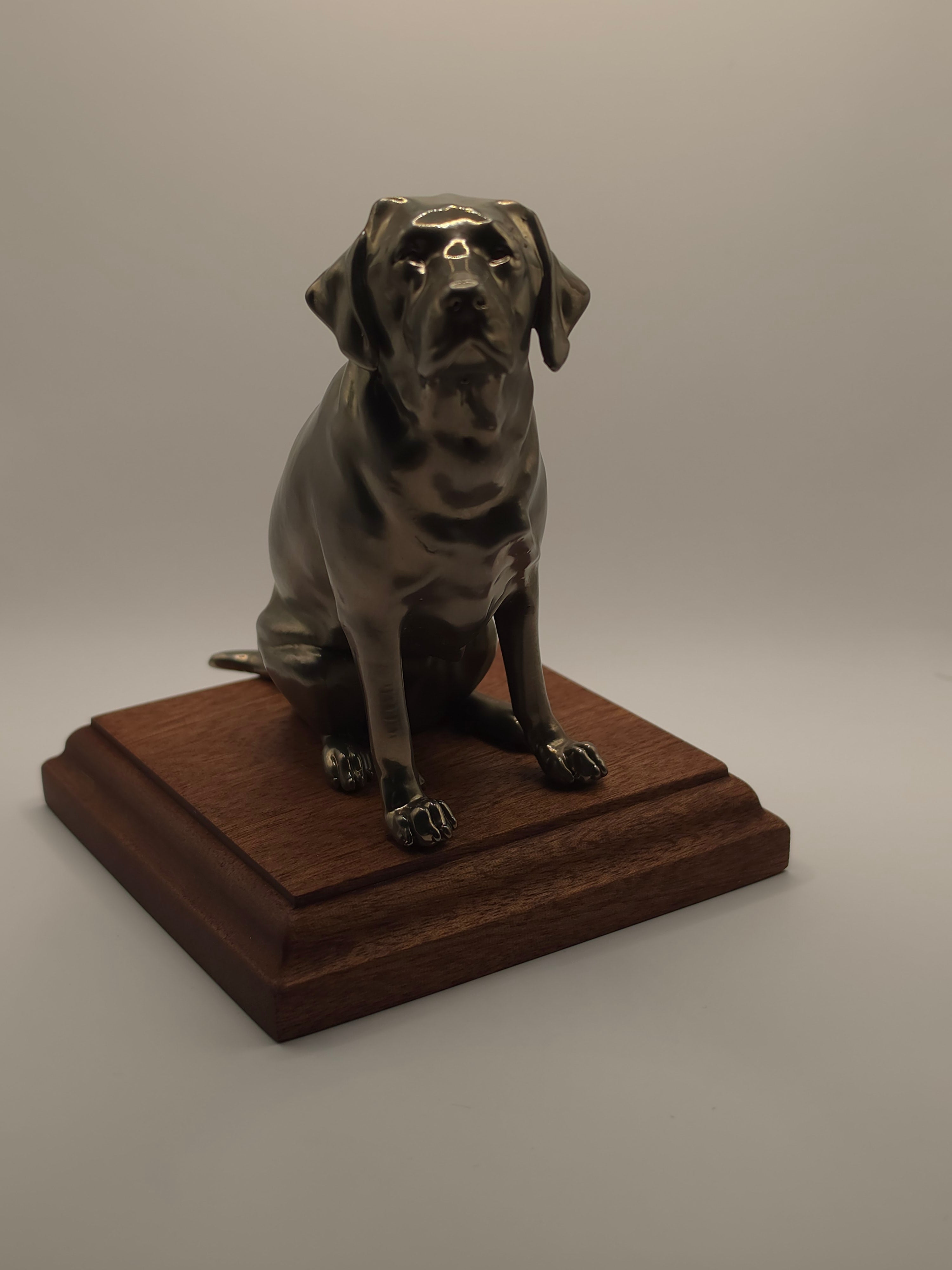Fuch als verzilverd miniatuurbeeldje